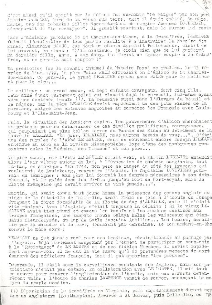 Une veillée à Belle-Île, en 1772