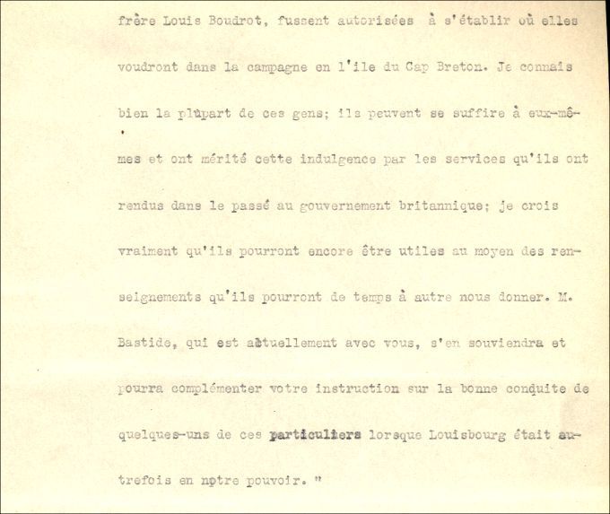 Letter from Lawrence to Whitmore, 1760