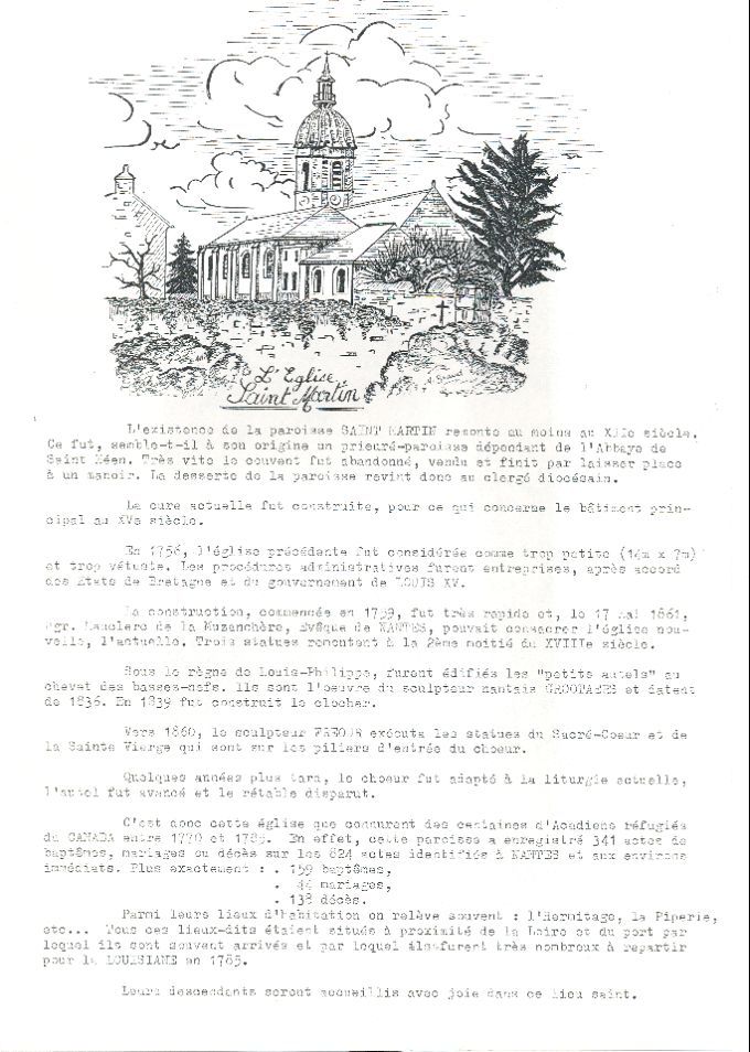 The churches of Saint-Martin, France