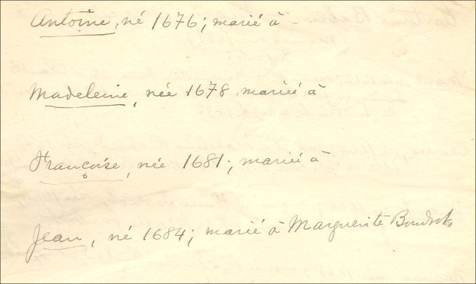 Babin and Mercier families