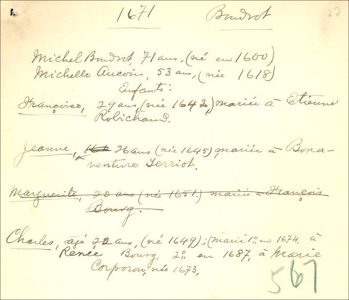 Boudreau and Aucoin families