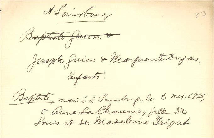 Guyon and Dugas families