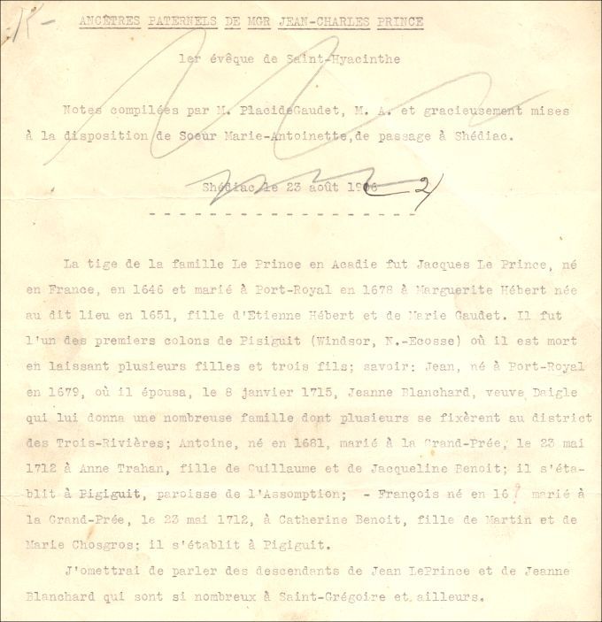 Prince (Le Prince) family