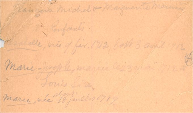 Michel and Meunier families