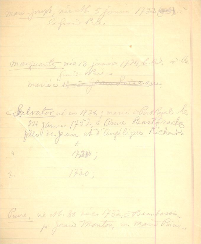 Mouton and Girouard families