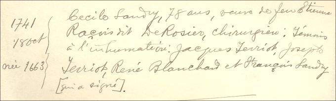 Landry and Racois families