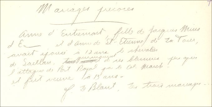 Mius d'Entremont et des Saint-Étienne de La Tour families