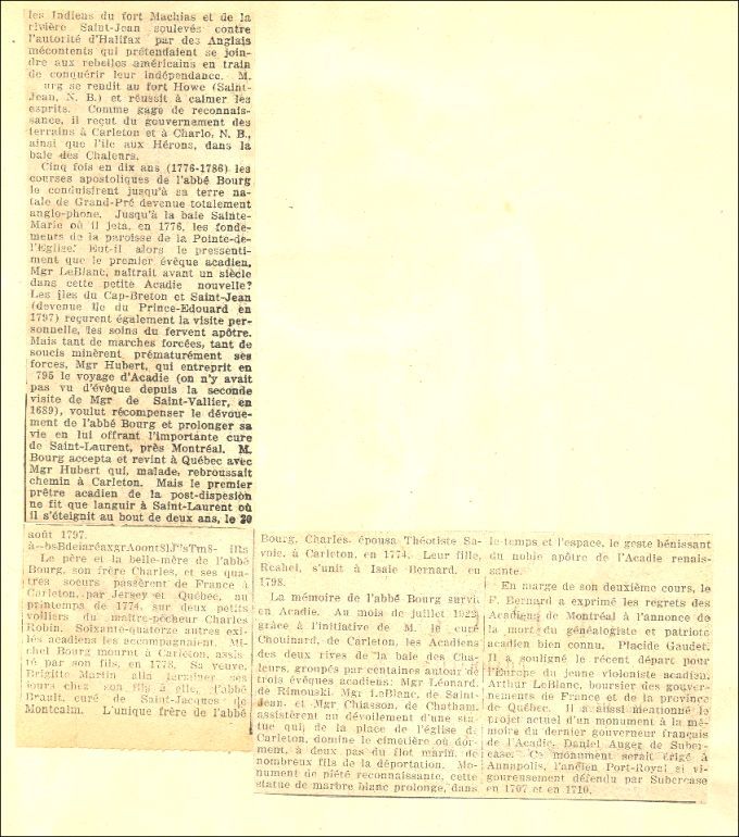 L'Acadie, the aftermath of the Grand Dérangement