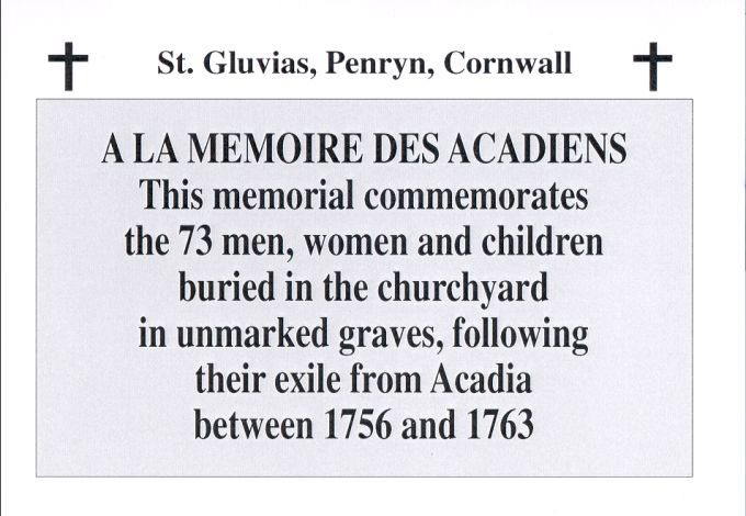 In memory of the Acadians