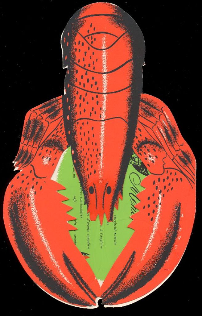 Banquet menu, Memramcook, N.B., 1955