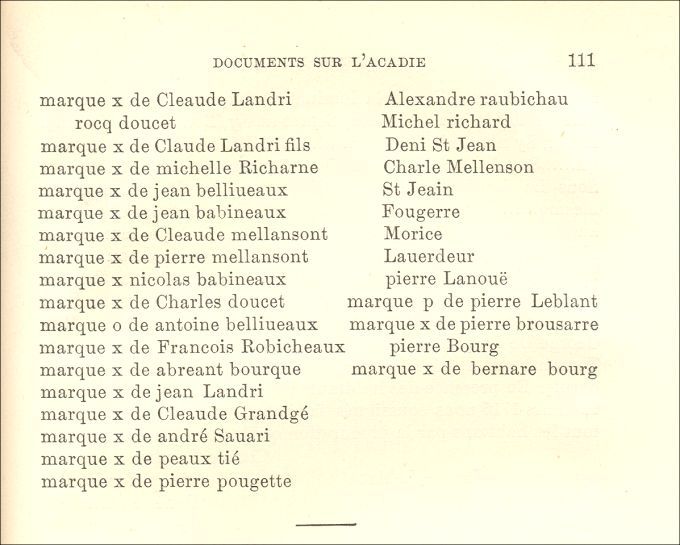 Oath of allegiance, Annapolis-Royal, 1715