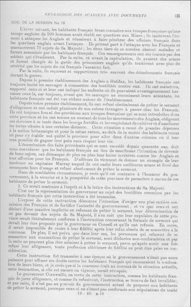 Avis de Belcher, 1755