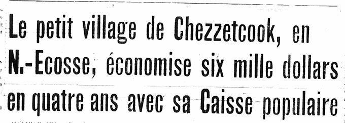 The small village of Chezzetcook, in Nova Scotia, saves