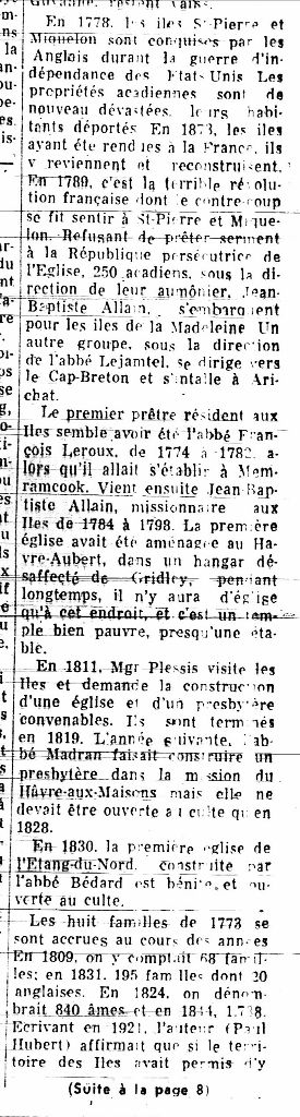 La belle et touchante histoire des Îles de la Madeleine