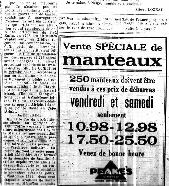 The Magdalen Islands