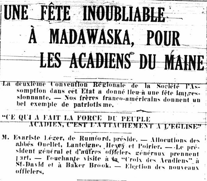 An unforgettable celebration in Madawaska, for the Acadians of Maine