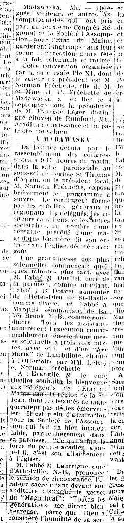 Une fête inoubliable à Madawaska, pour les Acadiens du Maine