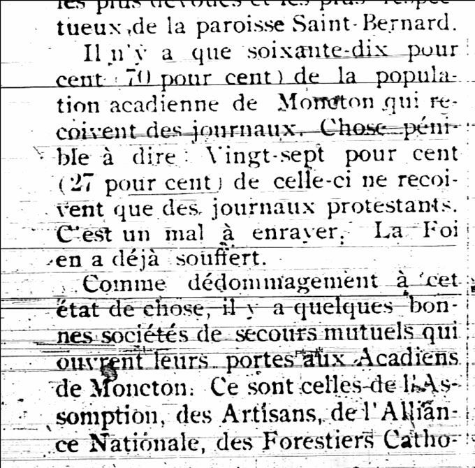 Les Acadiens de Moncton