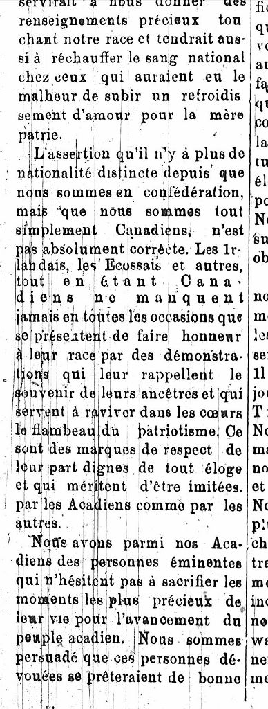 The centenary of Tignish, P.E.I.