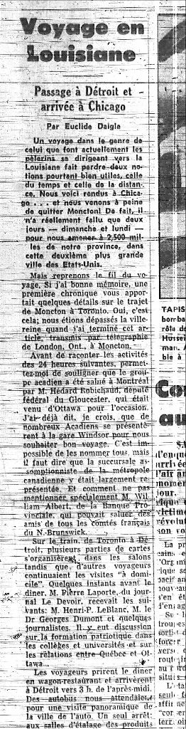 Pèlerinage en Louisiane