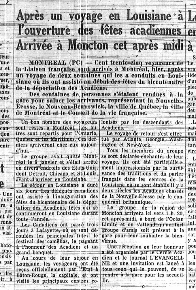 After a trip to Louisiana...