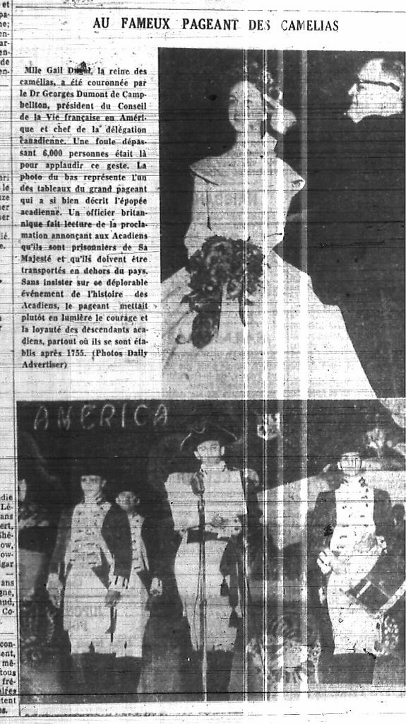 Au fameux pageant des Camelias