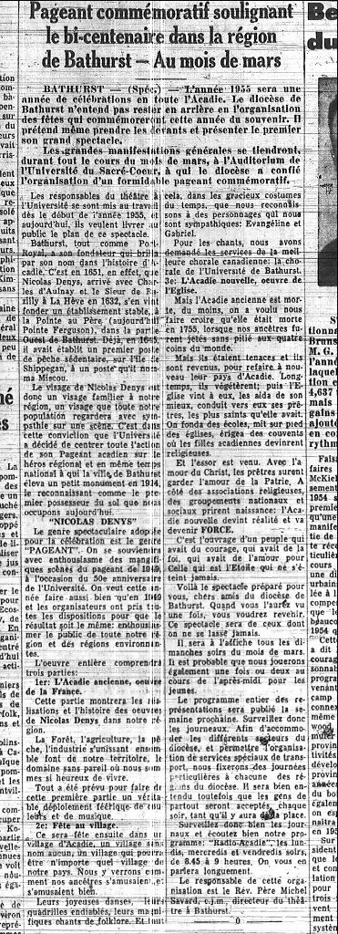 Commemorative pageant highlighting the bicentennial in the Bathurst region...