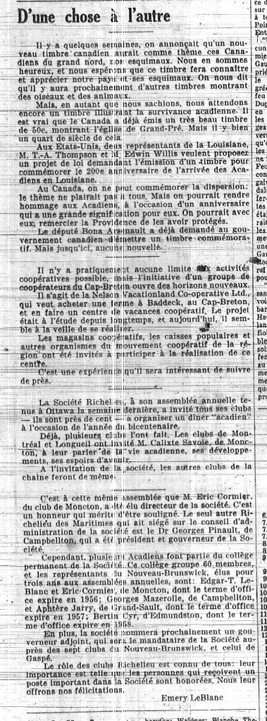 From one thing to another