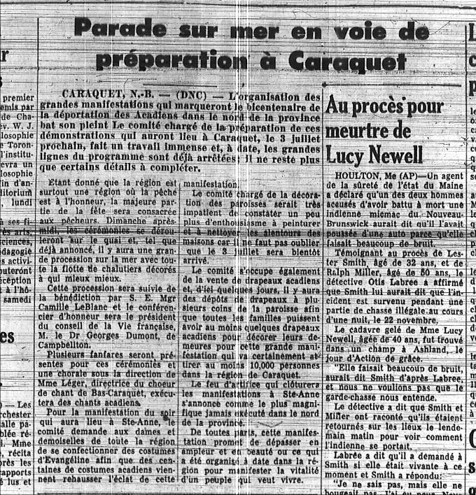 Preparations are under way for the sea parade in Caraquet