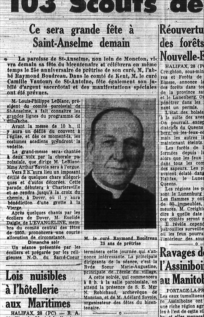 Ce sera grande fête à Saint-Anselme demain