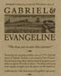 Advertisement for the theatrical play "Gabriel & Évangéline"