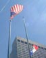 Raising of the Acadian flag, Boston, 2005