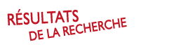 Résultats de la recherche