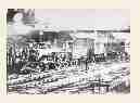 Train du <i>European & North American Railway</i> transporta...