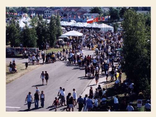 Village de la francophonie à Dieppe, en septembre 1999