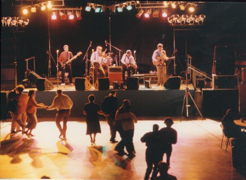 Spectacle du groupe louisianais Jambalaya lors du Congrès mondial acadien de 1994